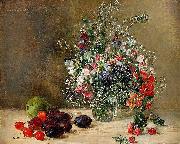 Anna Munthe-Norstedt Still Life with Flowers and Fruits Germany oil painting artist